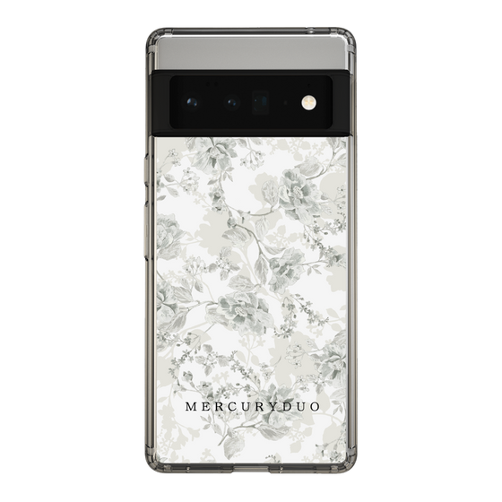 Slim Protection Case［ MERCURYDUO - NuanceFlower - White ］
