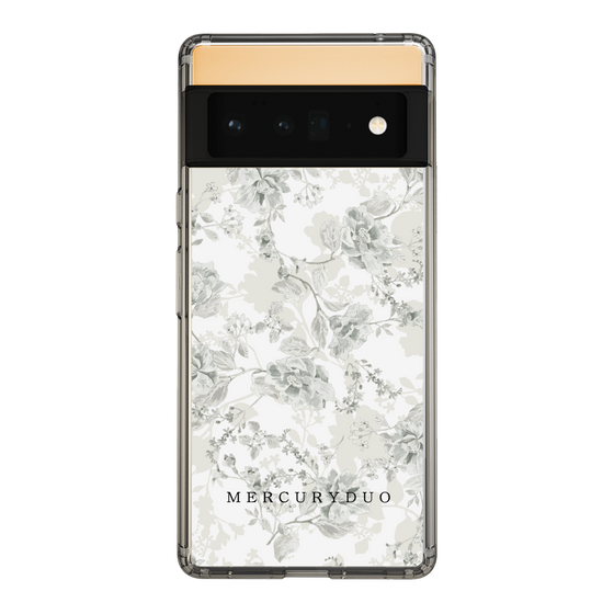 Slim Protection Case［ MERCURYDUO - NuanceFlower - White ］