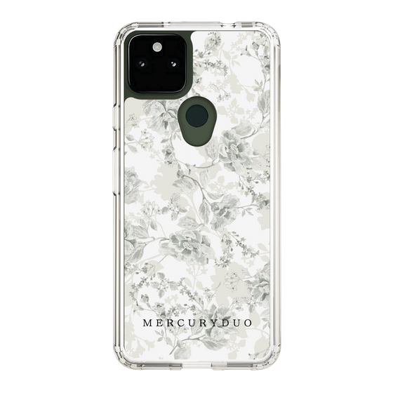 Slim Protection Case［ MERCURYDUO - NuanceFlower - White ］