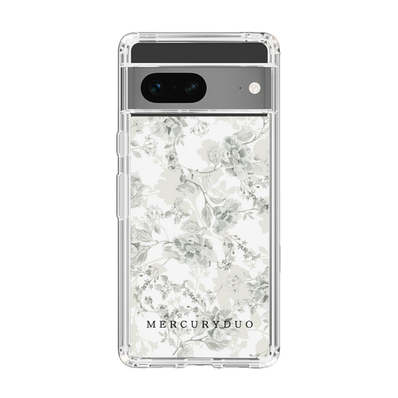 Slim Protection Case［ MERCURYDUO - NuanceFlower - White ］