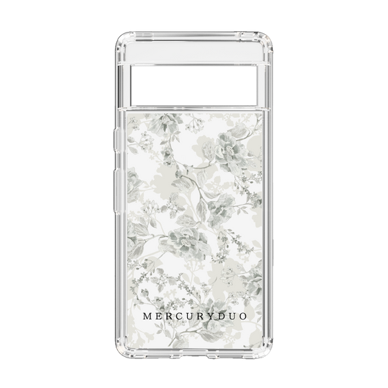 Slim Protection Case［ MERCURYDUO - NuanceFlower - White ］