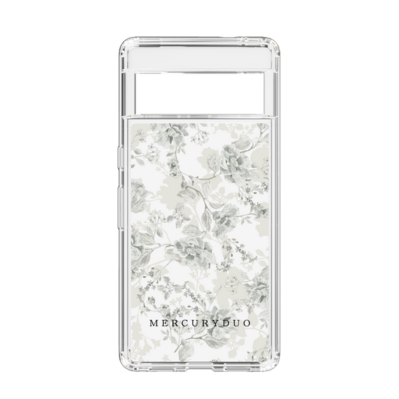 Slim Protection Case［ MERCURYDUO - NuanceFlower - White ］