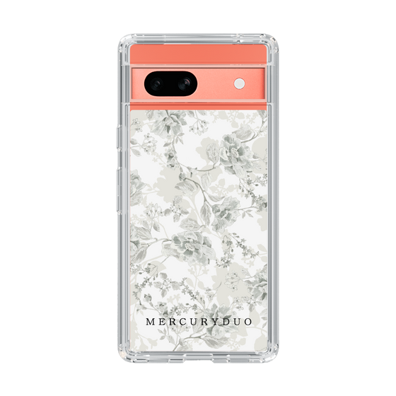 Slim Protection Case［ MERCURYDUO - NuanceFlower - White ］