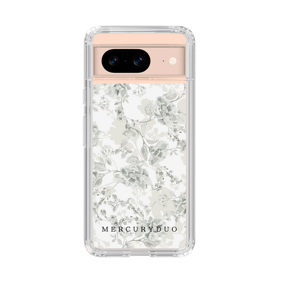Slim Protection Case［ MERCURYDUO - NuanceFlower - White ］