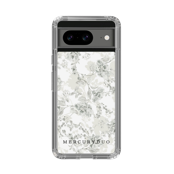 Slim Protection Case［ MERCURYDUO - NuanceFlower - White ］