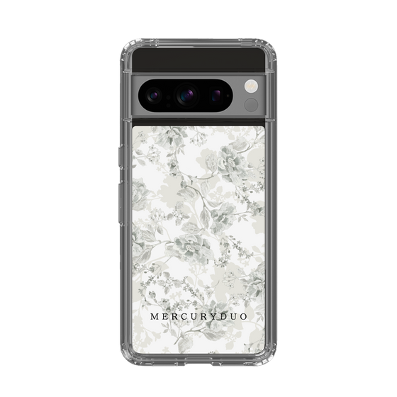 Slim Protection Case［ MERCURYDUO - NuanceFlower - White ］