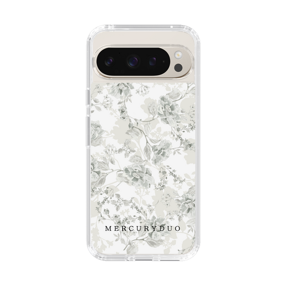 Slim Protection Case［ MERCURYDUO - NuanceFlower - White ］