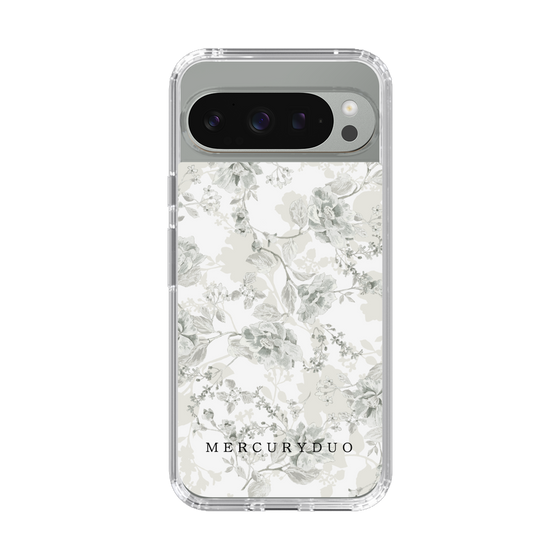 Slim Protection Case［ MERCURYDUO - NuanceFlower - White ］