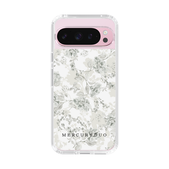 Slim Protection Case［ MERCURYDUO - NuanceFlower - White ］