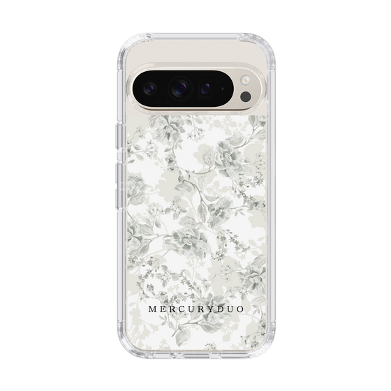 Slim Protection Case［ MERCURYDUO - NuanceFlower - White ］