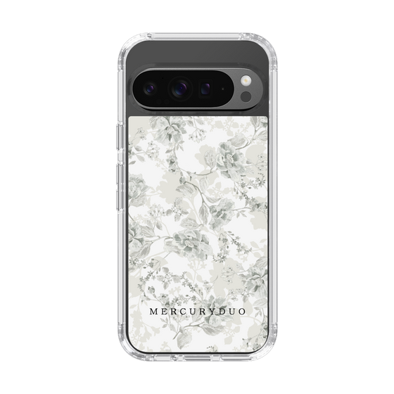 Slim Protection Case［ MERCURYDUO - NuanceFlower - White ］