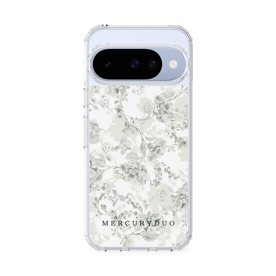 Slim Protection Case［ MERCURYDUO - NuanceFlower - White ］