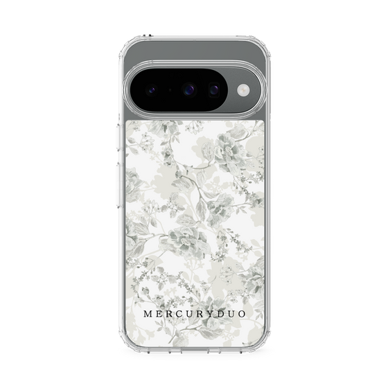 Slim Protection Case［ MERCURYDUO - NuanceFlower - White ］