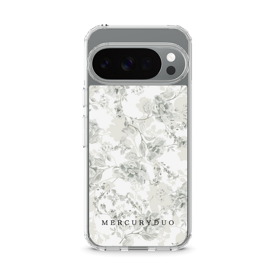 Slim Protection Case［ MERCURYDUO - NuanceFlower - White ］