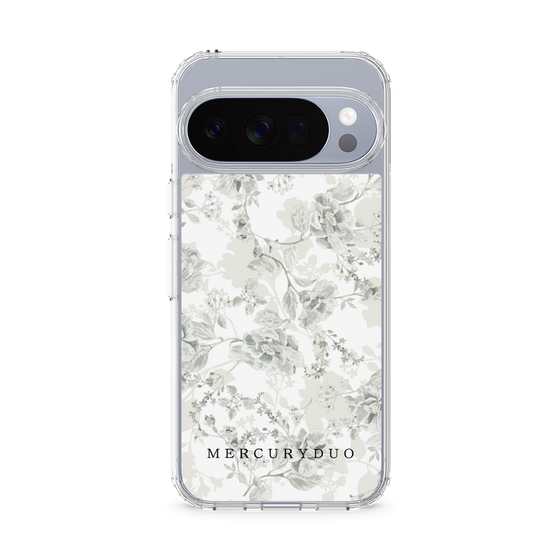 Slim Protection Case［ MERCURYDUO - NuanceFlower - White ］