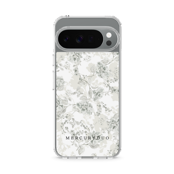 Slim Protection Case［ MERCURYDUO - NuanceFlower - White ］