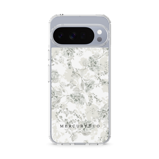 Slim Protection Case［ MERCURYDUO - NuanceFlower - White ］
