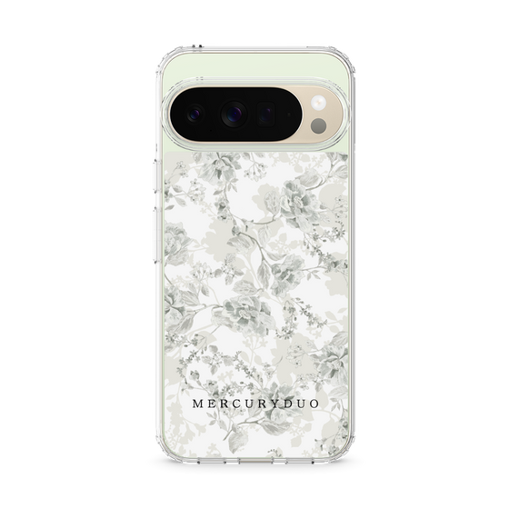 Slim Protection Case［ MERCURYDUO - NuanceFlower - White ］