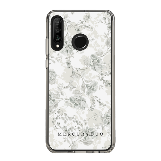 Slim Protection Case［ MERCURYDUO - NuanceFlower - White ］