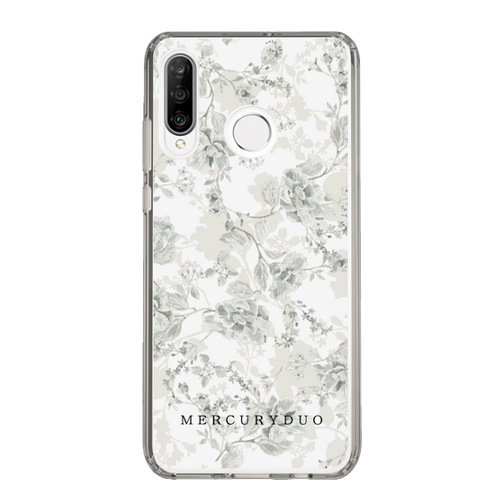 Slim Protection Case［ MERCURYDUO - NuanceFlower - White ］
