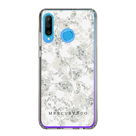 Slim Protection Case［ MERCURYDUO - NuanceFlower - White ］