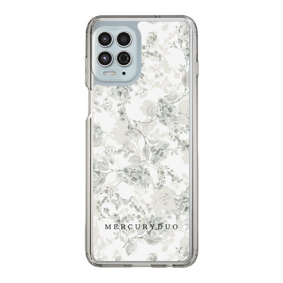 Slim Protection Case［ MERCURYDUO - NuanceFlower - White ］