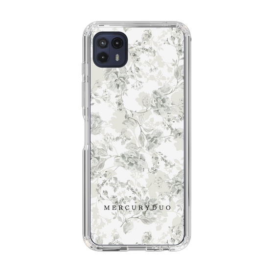 Slim Protection Case［ MERCURYDUO - NuanceFlower - White ］