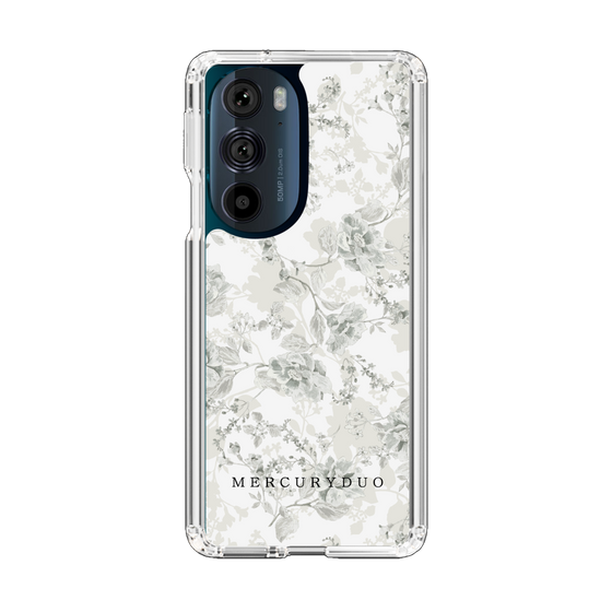 Slim Protection Case［ MERCURYDUO - NuanceFlower - White ］