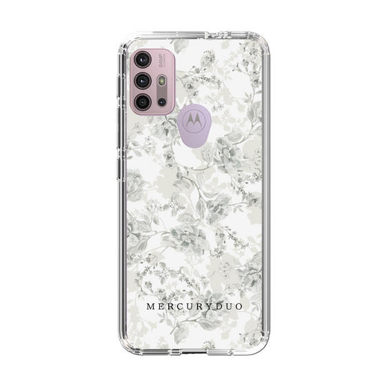 Slim Protection Case［ MERCURYDUO - NuanceFlower - White ］