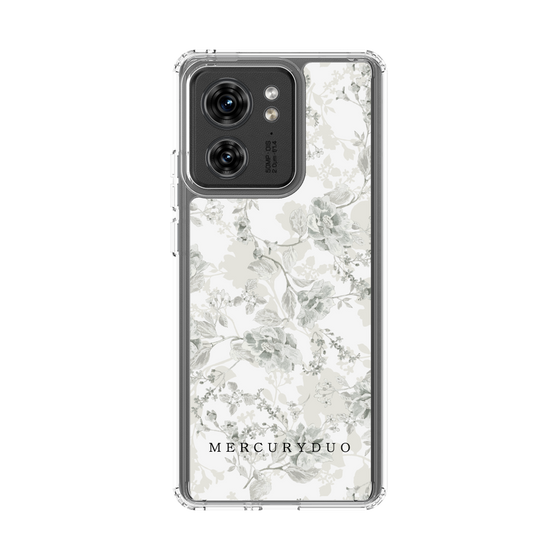Slim Protection Case［ MERCURYDUO - NuanceFlower - White ］