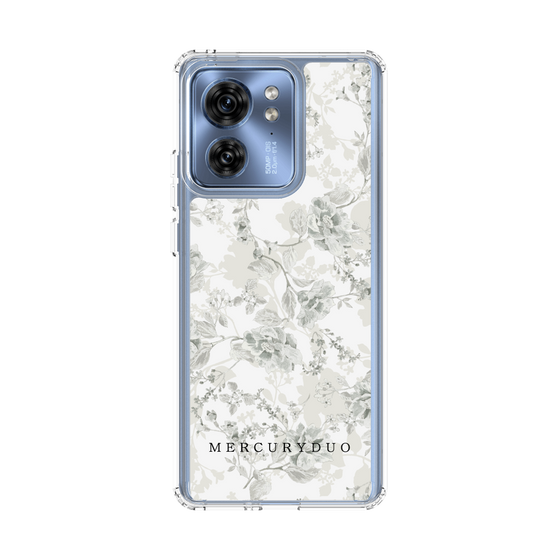 Slim Protection Case［ MERCURYDUO - NuanceFlower - White ］
