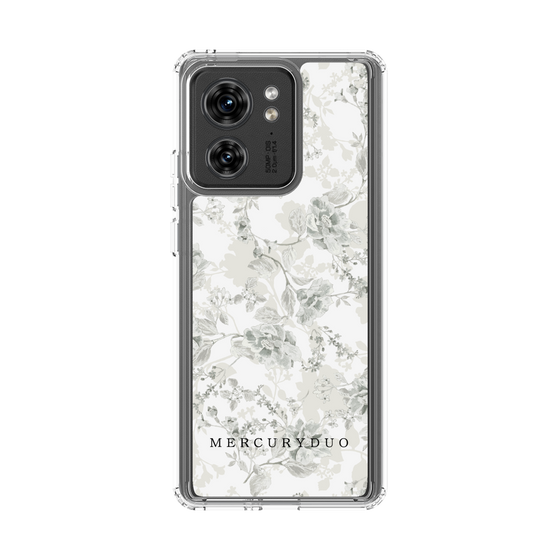 Slim Protection Case［ MERCURYDUO - NuanceFlower - White ］
