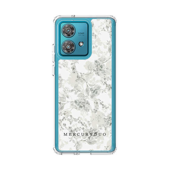 Slim Protection Case［ MERCURYDUO - NuanceFlower - White ］