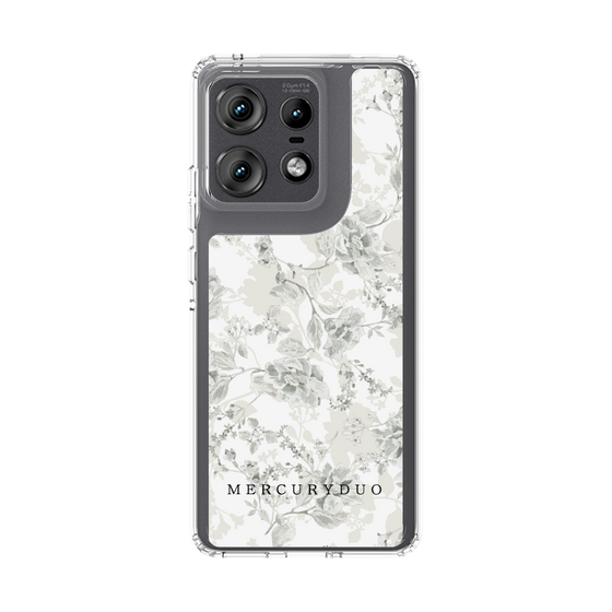 Slim Protection Case［ MERCURYDUO - NuanceFlower - White ］