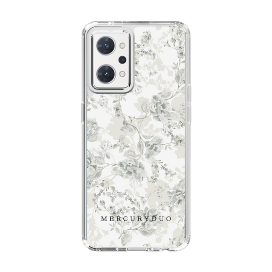 Slim Protection Case［ MERCURYDUO - NuanceFlower - White ］