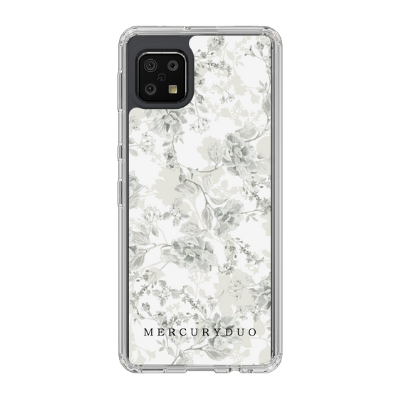 Slim Protection Case［ MERCURYDUO - NuanceFlower - White ］