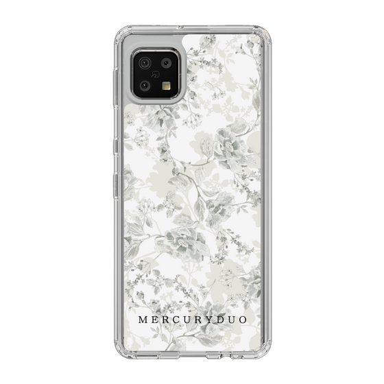 Slim Protection Case［ MERCURYDUO - NuanceFlower - White ］