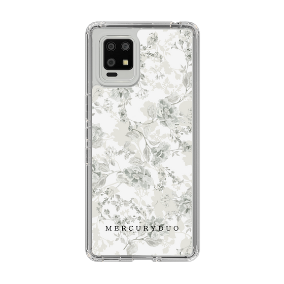 Slim Protection Case［ MERCURYDUO - NuanceFlower - White ］