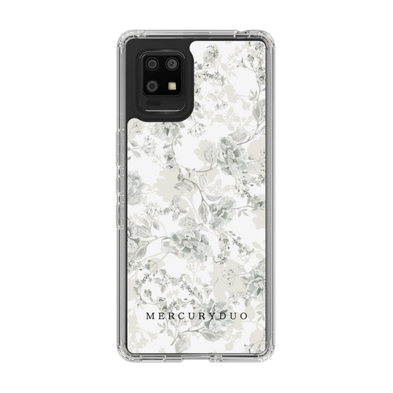 Slim Protection Case［ MERCURYDUO - NuanceFlower - White ］