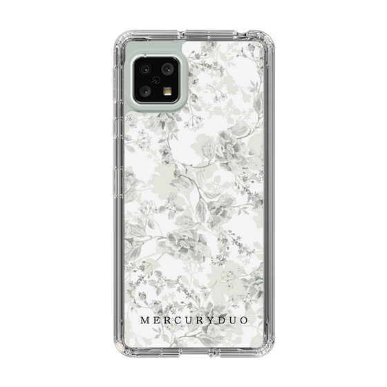Slim Protection Case［ MERCURYDUO - NuanceFlower - White ］
