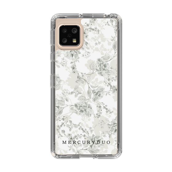 Slim Protection Case［ MERCURYDUO - NuanceFlower - White ］