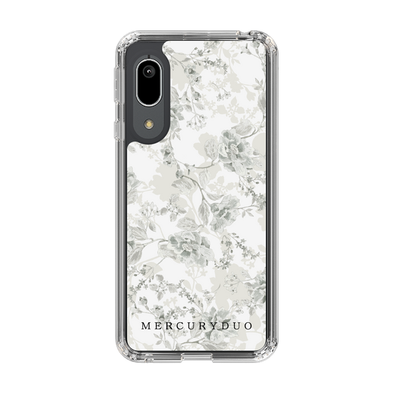 Slim Protection Case［ MERCURYDUO - NuanceFlower - White ］