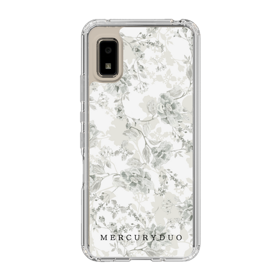 Slim Protection Case［ MERCURYDUO - NuanceFlower - White ］