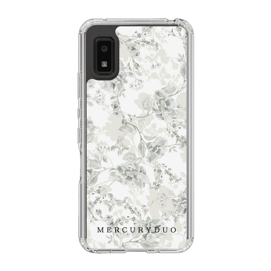 Slim Protection Case［ MERCURYDUO - NuanceFlower - White ］
