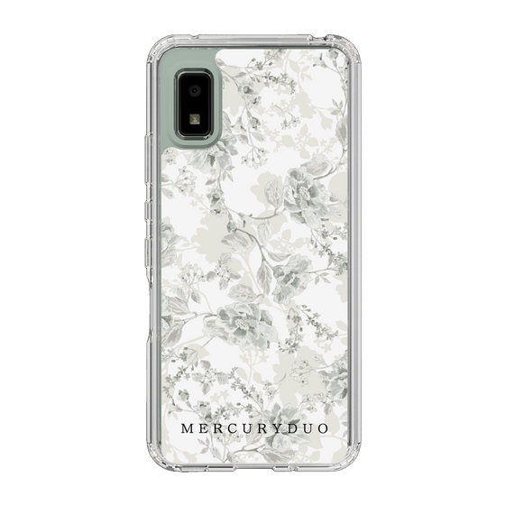 Slim Protection Case［ MERCURYDUO - NuanceFlower - White ］