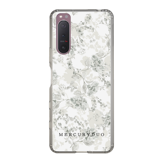 Slim Protection Case［ MERCURYDUO - NuanceFlower - White ］