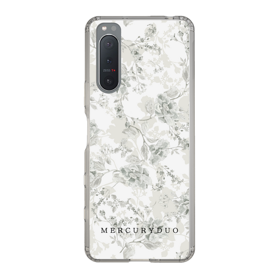 Slim Protection Case［ MERCURYDUO - NuanceFlower - White ］