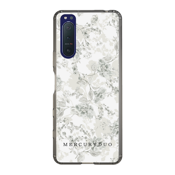 Slim Protection Case［ MERCURYDUO - NuanceFlower - White ］