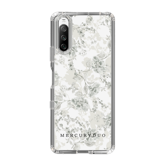 Slim Protection Case［ MERCURYDUO - NuanceFlower - White ］