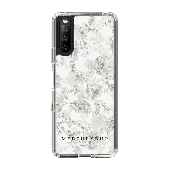 Slim Protection Case［ MERCURYDUO - NuanceFlower - White ］